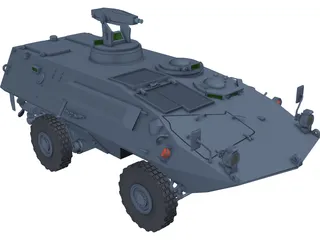 Mowag Piranha 4x4 3D Model preview