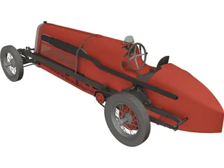 Fiat Mefistofele (1923) 3D Model preview