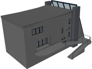 Villa 3D Model preview