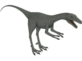 Compsognathus 3D Model preview