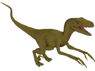 Deinonychus 3D Model preview