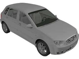 Kia Cerato 3D Model preview
