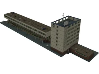 Station Kehl 3D Model preview