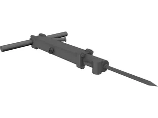 Jackhammer 3D Model preview