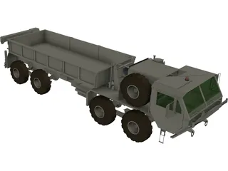 M977 Hemtt 3D Model preview