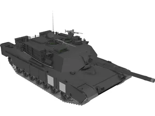 M1A2 Abrams 3D Model preview