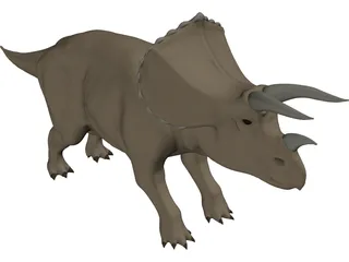 Triceratops 3D Model preview