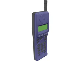 Phone Mobile Alcatel 3D Model preview