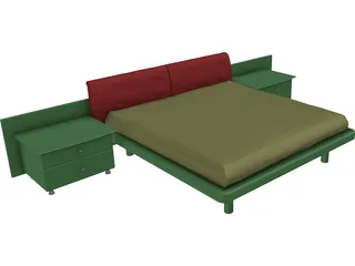 Bed 3D Model preview