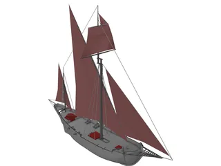Corsair 3D Model preview