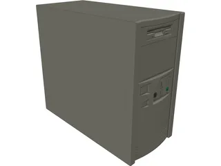 Case Mini Tower 3D Model preview