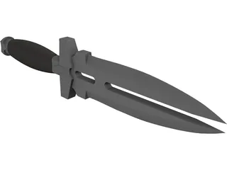 Dagger Double Shadow 3D Model preview