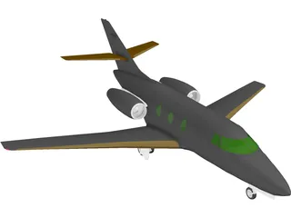 Dassault Falcon 3D Model preview