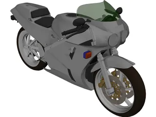 Honda VFR750RRC30 3D Model preview