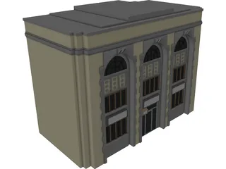 Illinois Cleaners 3D Model preview