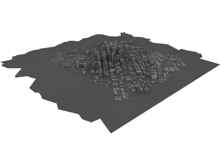 City Los Angeles (California) 3D Model preview