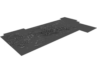 City Philadelphia (Pennsylvania) 3D Model preview
