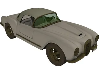 Lancia Aurelia B24 Spider (1955) 3D Model preview