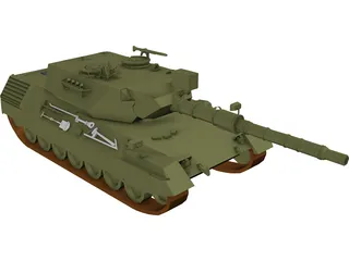 Leopard 3D Model preview