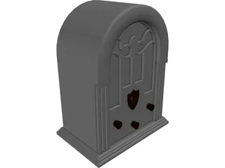 Magnadyn Radio 3D Model preview