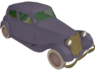 Mercedes-Benz 170 3D Model preview
