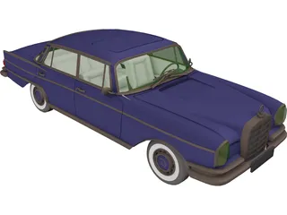 Mercedes-Benz 300 SE 3D Model preview