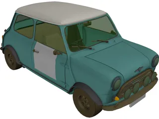 Mini Cooper S (1964) 3D Model preview