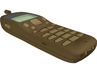 Phone Mobile Nokia 3D Model preview
