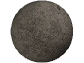 Planet Mercury 3D Model preview