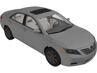 Toyota Camry (2007) 3D Model preview