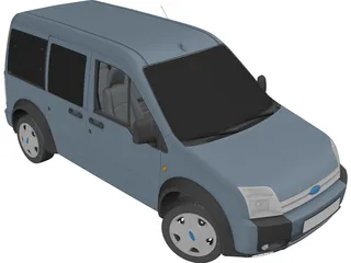 Ford Transit (2007) 3D Model preview