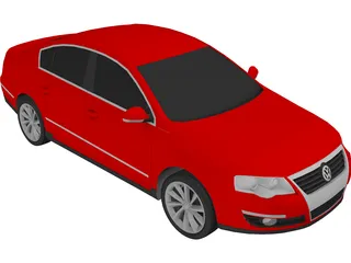 Volkswagen Passat 3D Model preview