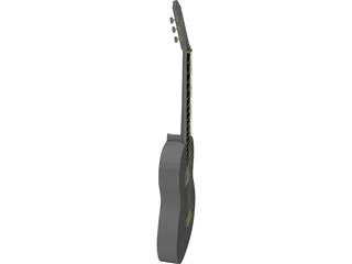 Guitar Spanish 3D Model preview