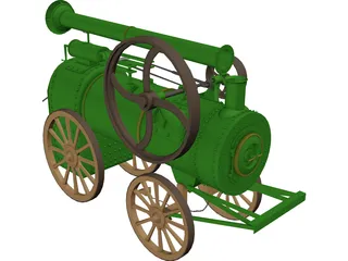 Tractor 3D Model preview