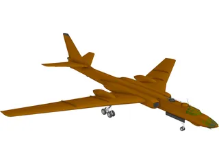 Tupolev Tu-16 Badger 3D Model preview