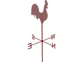 Weather Vane 3D Model preview