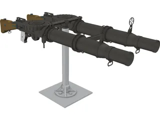 Lewis Mark I (.303 in) 3D Model preview