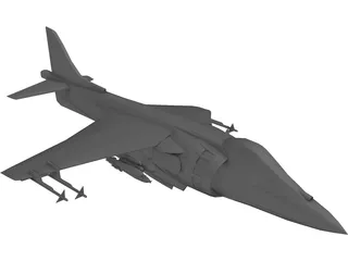 AV-8B 3D Model preview