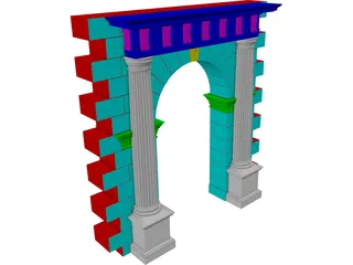 Arch 3D Model preview