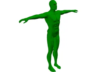 Swimmer 3D Model preview