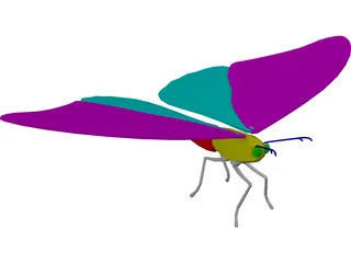 Butterfly 3D Model preview