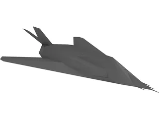 F-117 3D Model preview