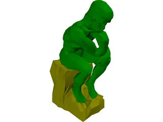 Thinker 3D Model preview
