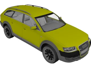 Audi Allroad (2007) 3D Model preview