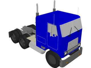 Cabover 3D Model preview