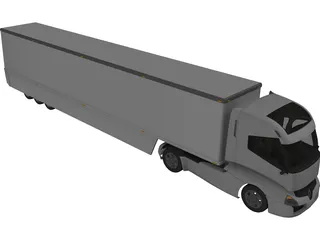 Renault Radiance Concept Truck 3D Model preview