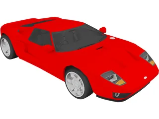 Ford GT 3D Model preview