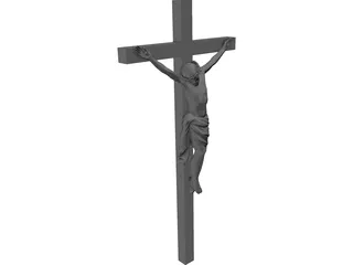 Crucifix 3D Model preview