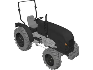 Tractor 3D Model preview