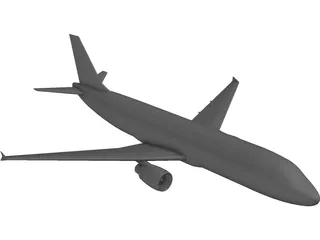 Airbus A320 3D Model preview